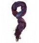 Love Lakeside-Women's Watercolor Crinkle Scarf - Dark Purple - CR11Y59LU3P
