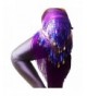 LAFIZZLE 8 Color Belly Dancing Belt Colorful Waist Chain Belly Dance Hip Scarf Belt - Purple - CP12F1WS97T
