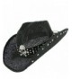 Peter Grimm Crystal Drifter Hat - Black - CX118Q667AX