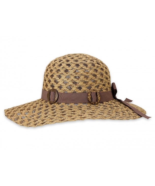 DEBRA WEITZNER Women's Floppy Beach Sun Hat Beige Weave - CP12D368Q2D