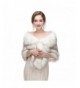 LiCheng Bridal Women Faux Fox Fur Wraps Shawls Stoles Cape Shrug for Wedding Evening Party Dresses - Multi 2 - CI187KGUEK9