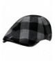 Plaid Ivy Golf Hat Driver Cap by Decky (Black/Grey Plaid) - Black/Grey Plaid - C611CJPXS87