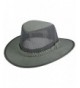 Soaker- Mens Sun Hat- Vented Mesh- UPF 50 - Gray - CC1859ALQUD