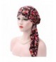 Binmer(TM) Women Muslim Stretch Turban Hat Velvet Hair Loss Head Scarf Wrap - Red - C6186SYO9U0