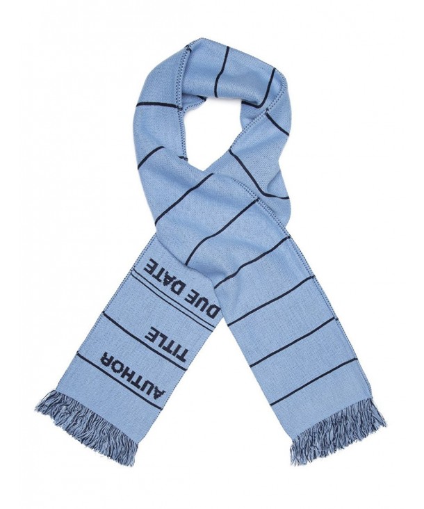 Library Card Scarf - Blue - C2128LYPIG9