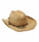 Scala Women's Straw Cowboy Hat - Tea - CD115VMIW3B