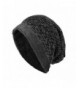 Beanie-Elaco Unisex Outdoors Winter Warm Knit Crochet Velvet Ski Hat - Black - C612O3H3TMS