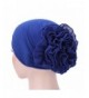 Raylans Women Flower Elastic Turban Beanie Head Wrap Chemo Cap Hat - 3 - CV185R0UUC2