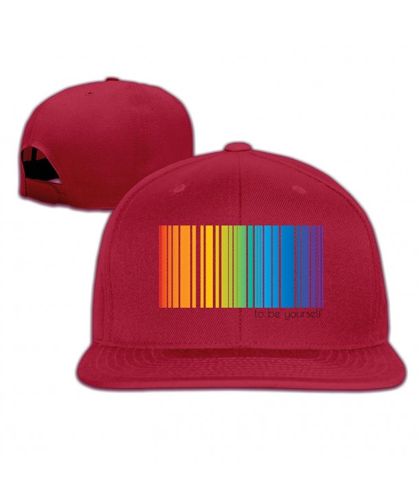 Nbian LGBT Pride Rainbow Hat - Red - CE1836WNORS