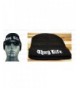 Beanies solid Color Hat Unisex Warm Soft Beanie Skull Knit "LOCS" ( THUG LIFE ) - CR12MSUEDWH