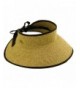 Cappelli Women's Roll-up Wide Brim Sun Visor Hat - Chocolate - CY11JRLFB4F