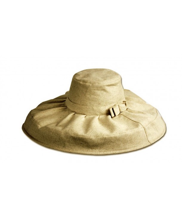 Sakkas Natural Cotton Floppy Hat - Natural - C711JYRLFZB