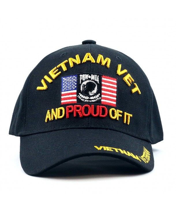 THE HAT DEPOT 1100VIETVETBK Official Licensed Vietnam Vet Proud Logo Cap - CM12665Z1W1