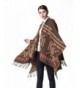 JURUAA Mexican Poncho Cloaks Cardigans in Cold Weather Scarves & Wraps