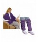 Women's Fleece Pocket Shawl and Leg Warmers Set - Purple - CT185SE9YH7