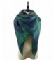 Zando Blanket Fashion Winter Scarves - Green Plaid Scarf - C6185L37LM6