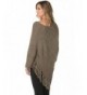Knitted Tassel Poncho Sleeves Size