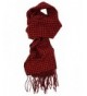 Love Lakeside-Women's Cashmere Feel Winter Plaid Scarf (One- Black and Red Houndstooth) - CG12N1FAZ98