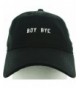BOY BYE Hat Embroidered in USA 100% Cotton Dad Hat - Black - CN17XSRGMUI