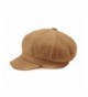 Opromo Womens newsboy Cabbie Hat Visor Beret Painter Cap Gatsby IVY Hats - Camel - CC187AI0MON
