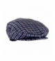 Wool Plaid Lined Ivy Touring Cap w/ Snap Brim- Retro Driving Hat- One Size - CY11Q95KIK9
