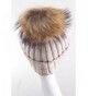 ScarvesMe Ribbed Racoon Knitted Cuffed in Women's Skullies & Beanies