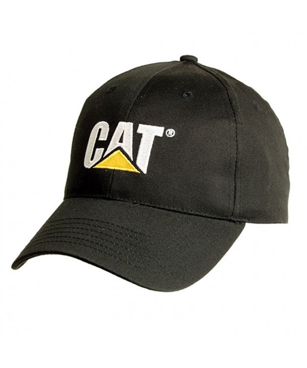 Cat Black Cap with 2 Tone Logo - C012CP3NNEB