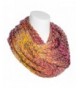 Women's Infinity Scarf Warm Winter Oversize Ladies Wrap Lightweight Knit Shawl - Pink - CG185WHK9UI