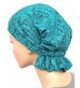 Womens Beanie Turban Headwear Turquoise in Women's Skullies & Beanies