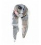EUPHIE YING Soft Lightweight Scarves Fashion Gradient Color Shawl Wrap for Women - Skyblue/Taupe - CG186EE70Q0