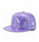 LOCOMO Holographic Cap Rainbow Reflective Glossy Snapback FFH257BLK - Fragmented Holographic Purple Ffh384pur - CC186NI0DT9