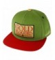Flat Fitty Gold Blooded Snapback Cap - Army/Red - CH11KLNJOC3