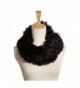 DDLBiz Womens Blend Circle Collar Scarf Shawl Collar Wrap Stole Round Scarve - Black - C912O0D7KJI