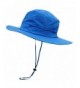 Connectyle Outdoor Sun Hat Summer Wide Brim Bucket Hat boonie Fishing Hunting Hiking Hat - Blue - C812F6LMP1B