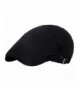 EachWell Men's Cotton Adjustable Flat Gatsby Newboy Driving Hunting Hat Cap - Black - C4186W2RD0X