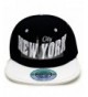 City Hunter City New York Snapback Caps (10 Colors) - Black/White - C711ULVIETT