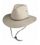Conner Hats Men's Sahara Aussie Cotton Slouch Hat - Khaki - C511DTVD7GX