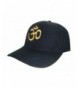 Sacred Om Yoga Symbol Adjustable Cap (One Size- Black/Gold) - CC11Y6DAHUV