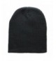 The Perfect Fit For All! Super Soft Black Slouch Knit Beanie for Men and Women - Black - CK12CGNNV5B