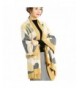 Fsmiling Women Soft Wool Blended Large Wraps Shawls Stole Scarf - Yellow Scarves - CJ187EELK0E
