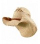 Raffia Hat with Band-Light Brown Band - CB11173800D