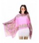 Binmer(TM) Women Fashion Chiffon Sunscreen Scarves Big Size Printed Silk Scarf - Pink - C912GHAGGOL