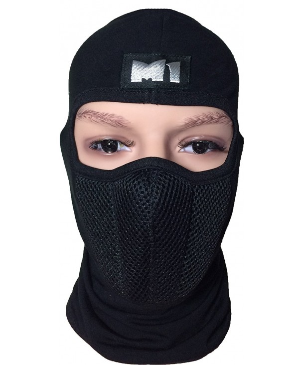 M1 Full Face Cover Balaclava Protecting Filter Face Mask Black (BALA-FILT-BLCK) - CT12DVLD41D