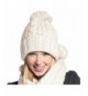 Jelinda Women Warm Knitted Scarf and Hat Winter Set - White - C712O3QNXL0