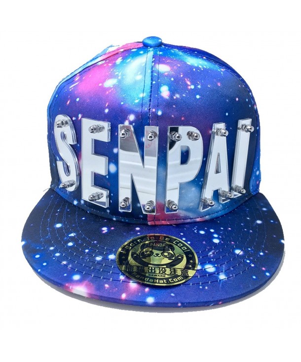 SENPAI HAT IN GALAXY BLUE - Reflective Silver - CH1888QCIZK
