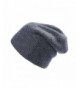 RIONA Women&lsquos 100% Australian Merino Wool Knit Beanie Hat Warm Skull Caps Headwear - Dark Grey - CE1869CTLO3