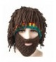 doublebulls hats Beanie Men Boys Funny Dress-Up Knitted Adult Wigs Cap Skullies Hat - Multicoloured - CF12NEOTXXW