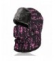 HELLOYEE Trapper Hat- Super Warm Hunting Hat For Men Women Kids - Floral Prints-purple-l - CU1879S54SQ