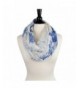 Pop Fashion Butterfly Infinity Scarves - White - C4187M9AR3N