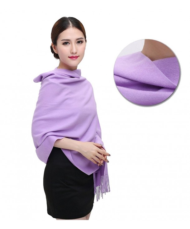 GG SELLING Cashmere Warm Scarf Shawl for Women and Men Super Soft 26x70 inches (8 colors) - Purple - CE187KDQRS5